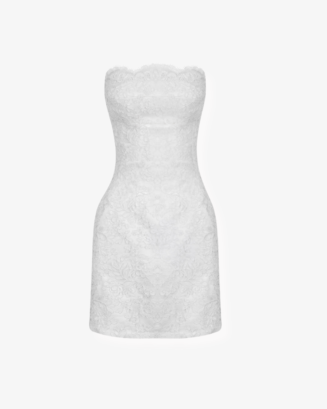 White Boudoir Lace Dress